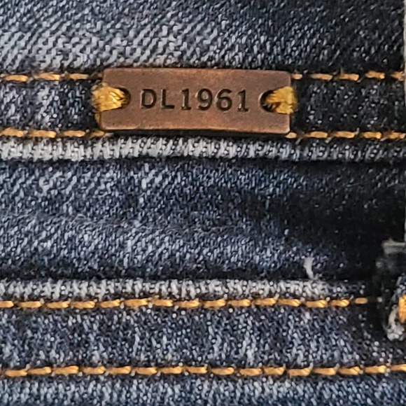 DL1961 Florence Instasculpt Buckley Distressed Skinny Jeans 2428 Women's Size 25 - Picture 11 of 16